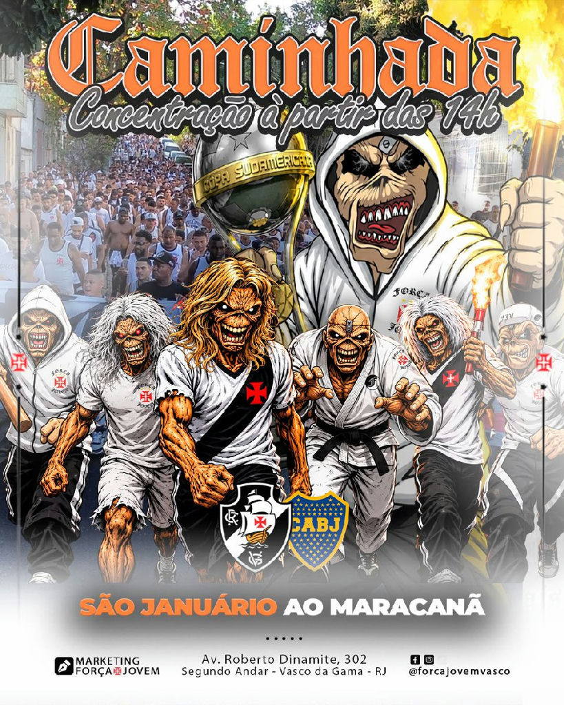 Caminhada rumo ao maracanã convoca torcedores para grande ato