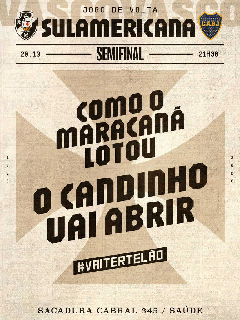 Centro Cultural Candinho prepara telão para partida decisiva