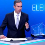 César Tralli reage no fim e evita papel secundário em debate na televisão