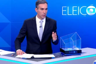César Tralli reage no fim e evita papel secundário em debate na televisão