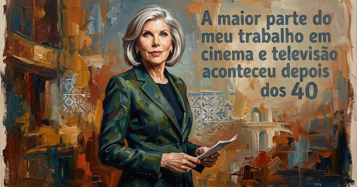 Christine Baranski e a ascensão profissional após os 40 anos