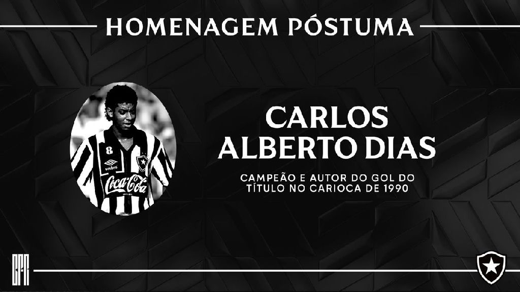 Clássico entre Vasco e Botafogo tem tributo a Carlos Alberto Dias e Renê antes da bola rolar
