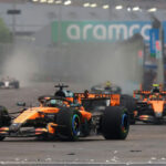Colisão entre Norris e Piastri gera prejuízo à Mclaren na sprint de Singapura