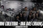 Crianças sócias do Camisa 7 entrevistam Tiquinho Soares e Júnior Santos no Nilton Santos
