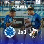 Cruzeiro vence Vasco por 2 a 1 em duelo decisivo pela Liga Nacional de Futevôlei