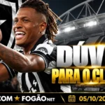 Danilo retorna ao Botafogo sob incerteza para o clássico contra o Vasco
