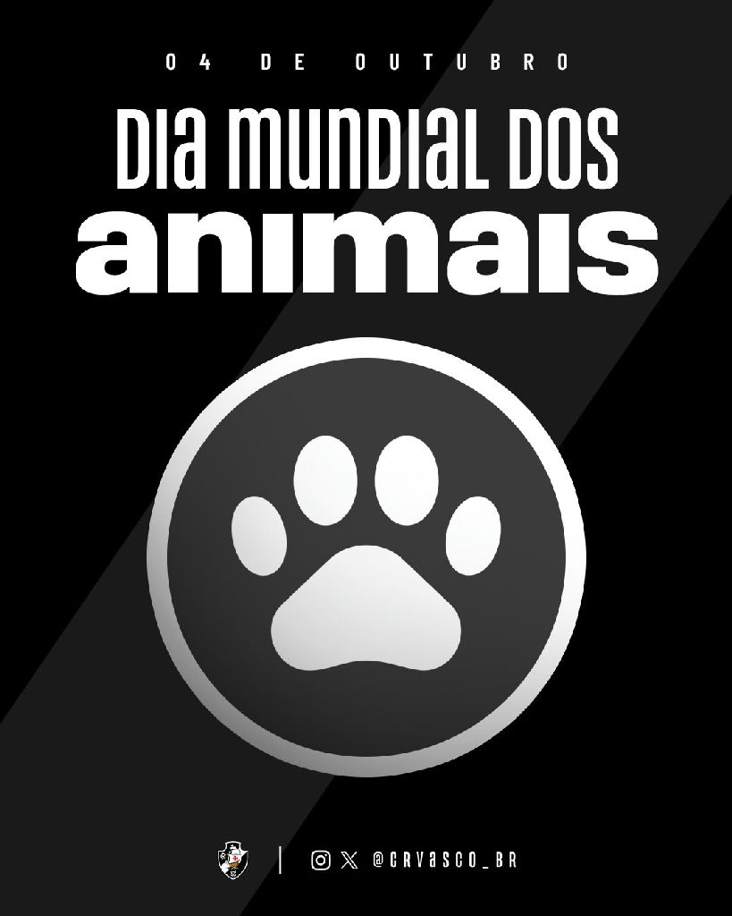 Dia Mundial dos Animais é celebrado pelo Vasco com foco no acolhimento em São Januário