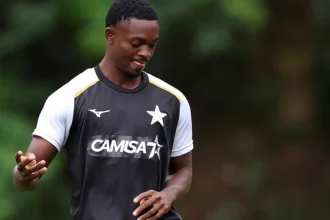 Domingos Andrade enfrenta escassez de minutos após investimento milionário no Botafogo