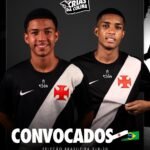 Duas Crias da base do Vasco são chamadas para a Seleção Brasileira Sub-20
