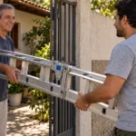 Empréstimo de escada entre vizinhos revela limites da gentileza e gera busca