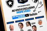 Equipe de transmissão do clássico entre Botafogo e Vasco no Prime Video