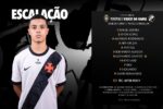 Equipe sub-15 do vasco define escalação para embate na copa rio