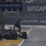 Erro de cálculo tira George Russell da disputa na sprint em Singapura