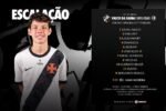 Escalação oficial da base do Vasco para o confronto da Copa Rio