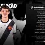 Escalação oficial da base do Vasco para o confronto da Copa Rio