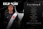 Escalação oficial do time sub-17 do Vasco para partida da Copa Rio