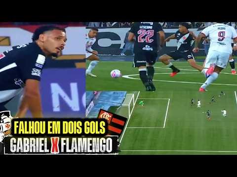 Estreia de Gabriel como titular do Vasco marca jogo contra o rival