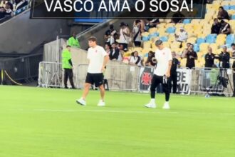 Festa no maracanã com recepção calorosa da torcida vascaína