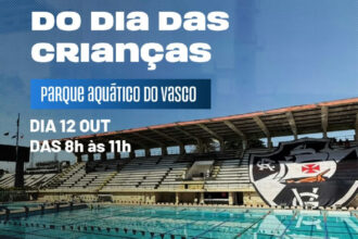 Festival aquático do Vasco celebra o Dia das Crianças em São Januário