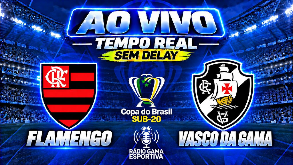 Flamengo e Vasco se enfrentam em duelo decisivo pela Copa do Brasil sub-20