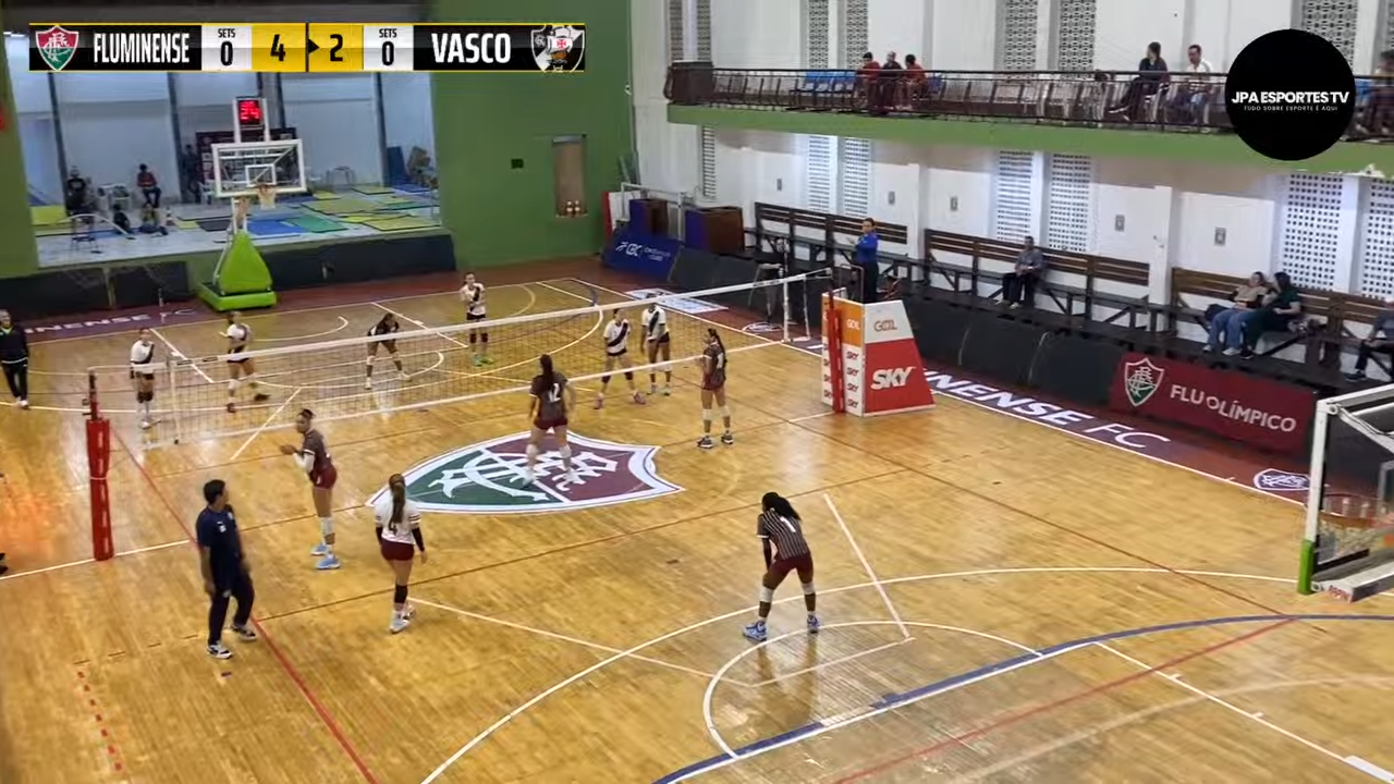 Fluminense bate o Vasco por três a zero no estadual sub-17 de vôlei feminino