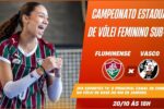 Fluminense e vasco disputam partida decisiva pelo estadual feminino de vôlei sub-17