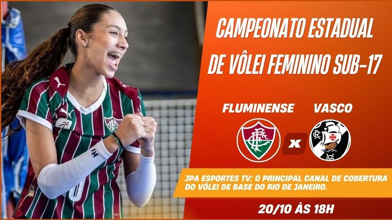 Fluminense e vasco disputam partida decisiva pelo estadual feminino de vôlei sub-17