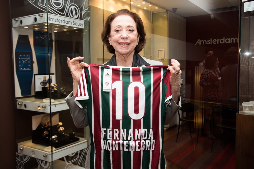 Fluminense homenageia Fernanda Montenegro em data especial