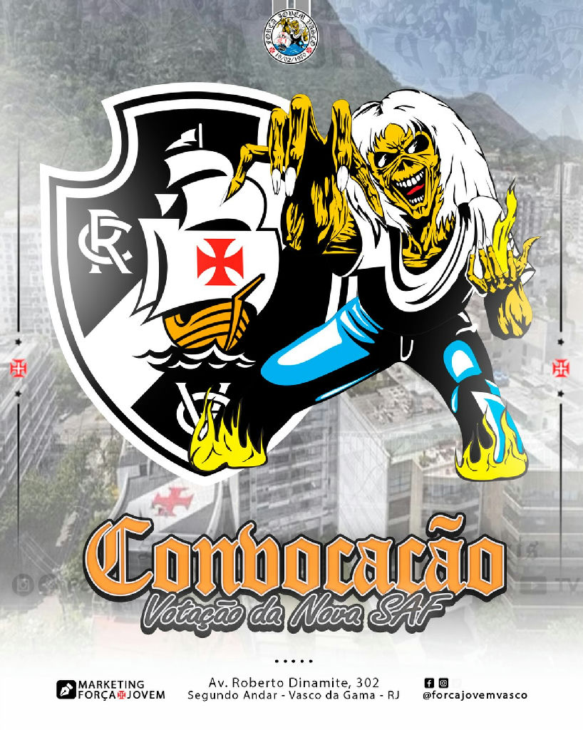 Força Jovem do Vasco mobiliza torcida por transparência em votação crucial da SAF