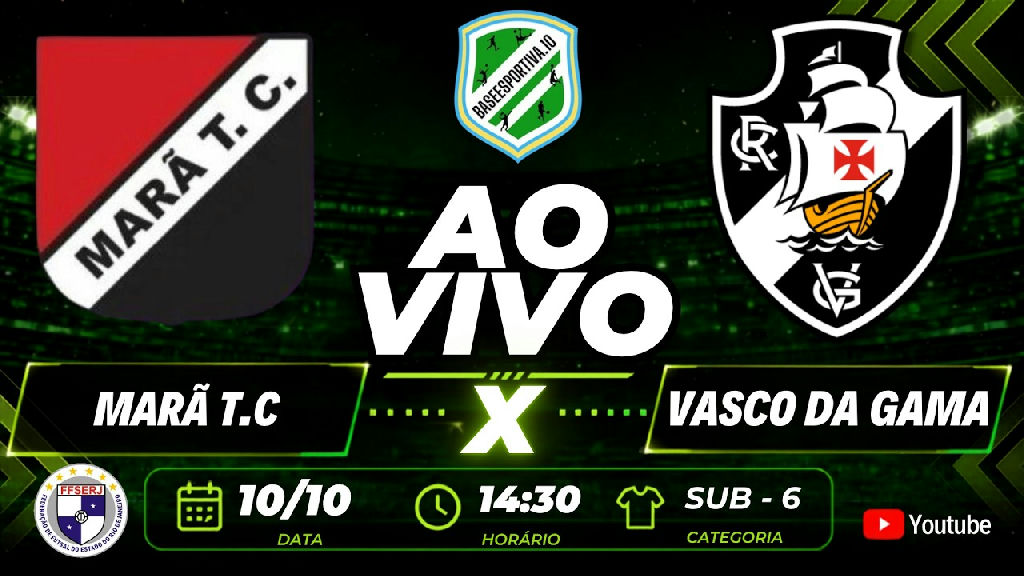 Futsal sub-6 vive momento decisivo com duelo entre Marã T.C. e Vasco da Gama