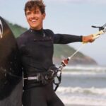 Gabriel Benetton celebra 2026 com título brasileiro de kitesurf e vice-campeonato mundial