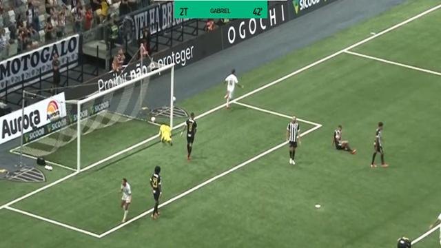 Gabriel garante vitória do Atlético-mg sobre o Santos em reta final eletrizante