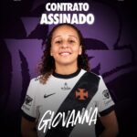 Giovanna firma primeiro vínculo profissional com o Vasco após superar obstáculos na base