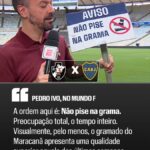 Gramado do maracanã apresenta melhoria para a semifinal da copa sul-americana