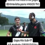 Guilherme Melo destaca triunfo vascaíno na Copa Rio sub-17
