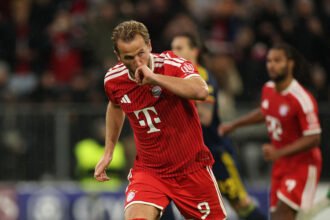 Harry kane faz história e supera marca contra o arsenal na champions