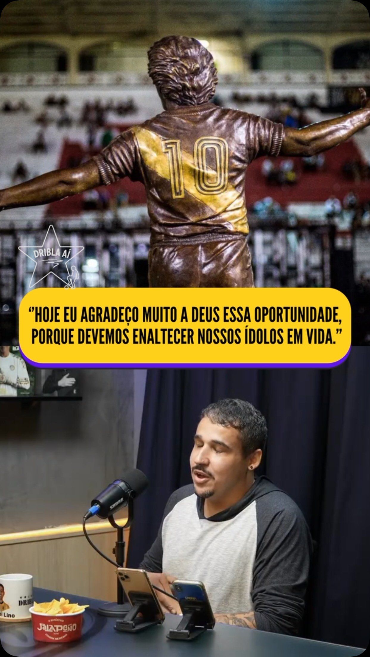 Homenagem em vida ao maior ídolo do clube emociona torcedores