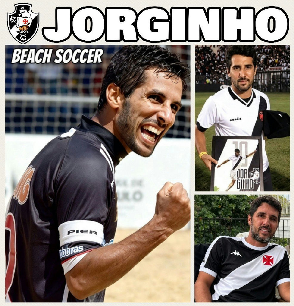 Ídolo do beach soccer, Jorginho celebra aniversário e legado no Vasco