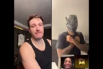 Igor Jesus e Luiz Henrique reagem a provocação com hino do Botafogo e máscara do Pantera Negra em live