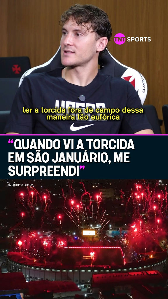 Impacto de São Januário: Colidio revela surpresa com a torcida do Vasco