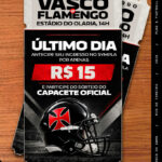 Ingressos para o clássico de futebol americano entre Vasco e Flamengo encerram venda antecipada