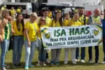 Isa Haas vive noite de emoção em estreia histórica da Seleção Feminina em Porto Alegre