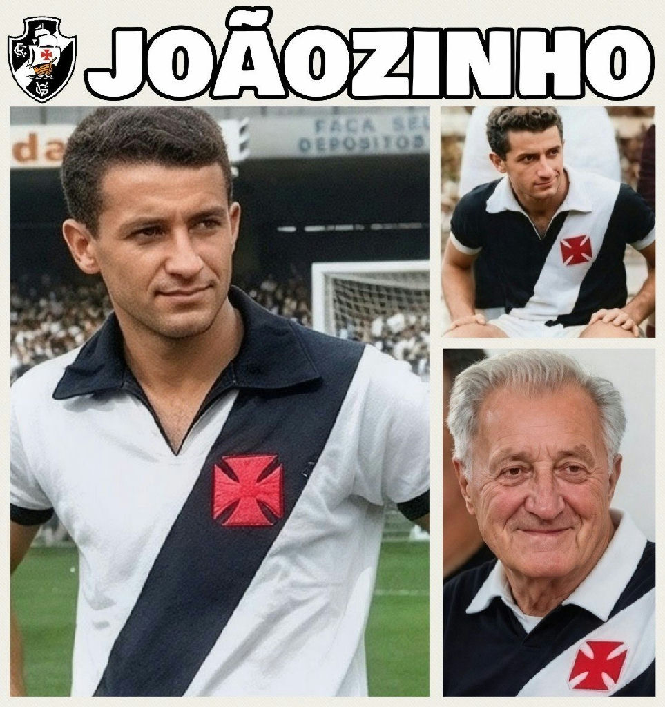 Joãozinho, ex-ponta do Vasco, completaria 87 anos