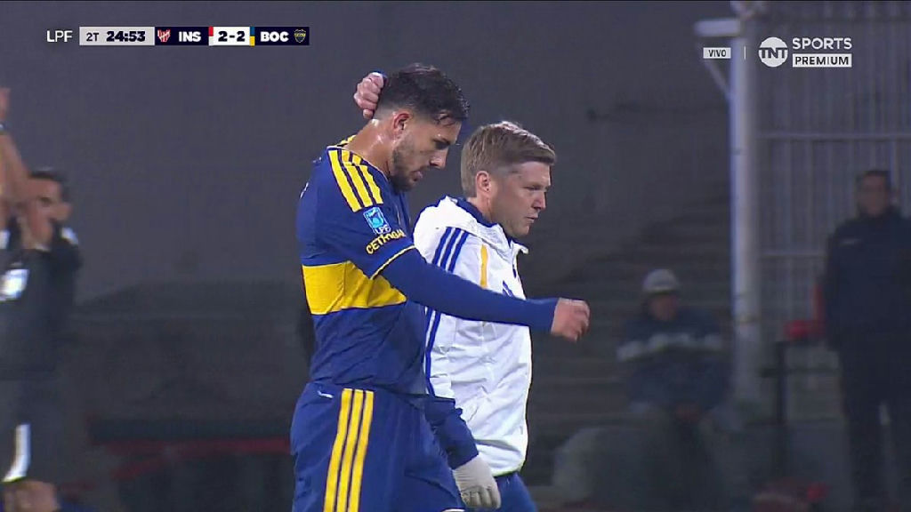 Leandro Paredes sofre lesão e deixa campo precocemente em duelo do Boca Juniors