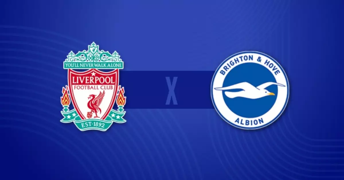 Liverpool e Brighton duelam na oitava rodada da Premier League