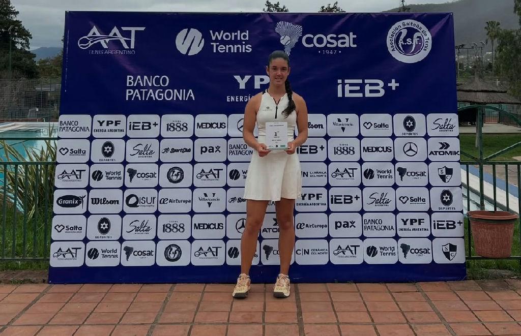 Maria Eduarda Carbone conquista título inédito no J200 de Salta