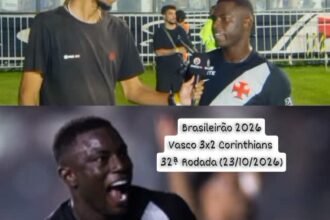 Marino Hinestroza destaca reviravolta histórica do Vasco contra o Corinthians