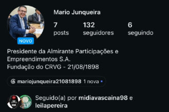 Mário Junqueira ingressa no Instagram e atrai atenção de Leila Pereira