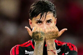 Martinelli alerta arbitragem sobre conduta de Pulgar em clássico Fla-flu