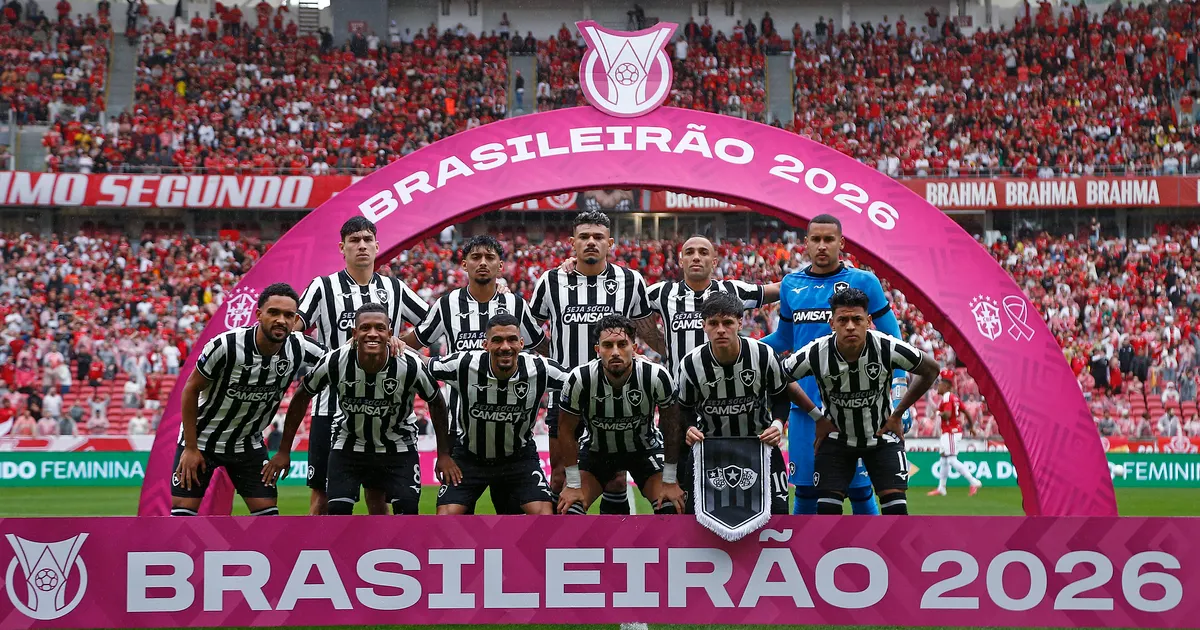 Matemáticos calculam risco de queda do Botafogo no Brasileirão entre 2% e 3%